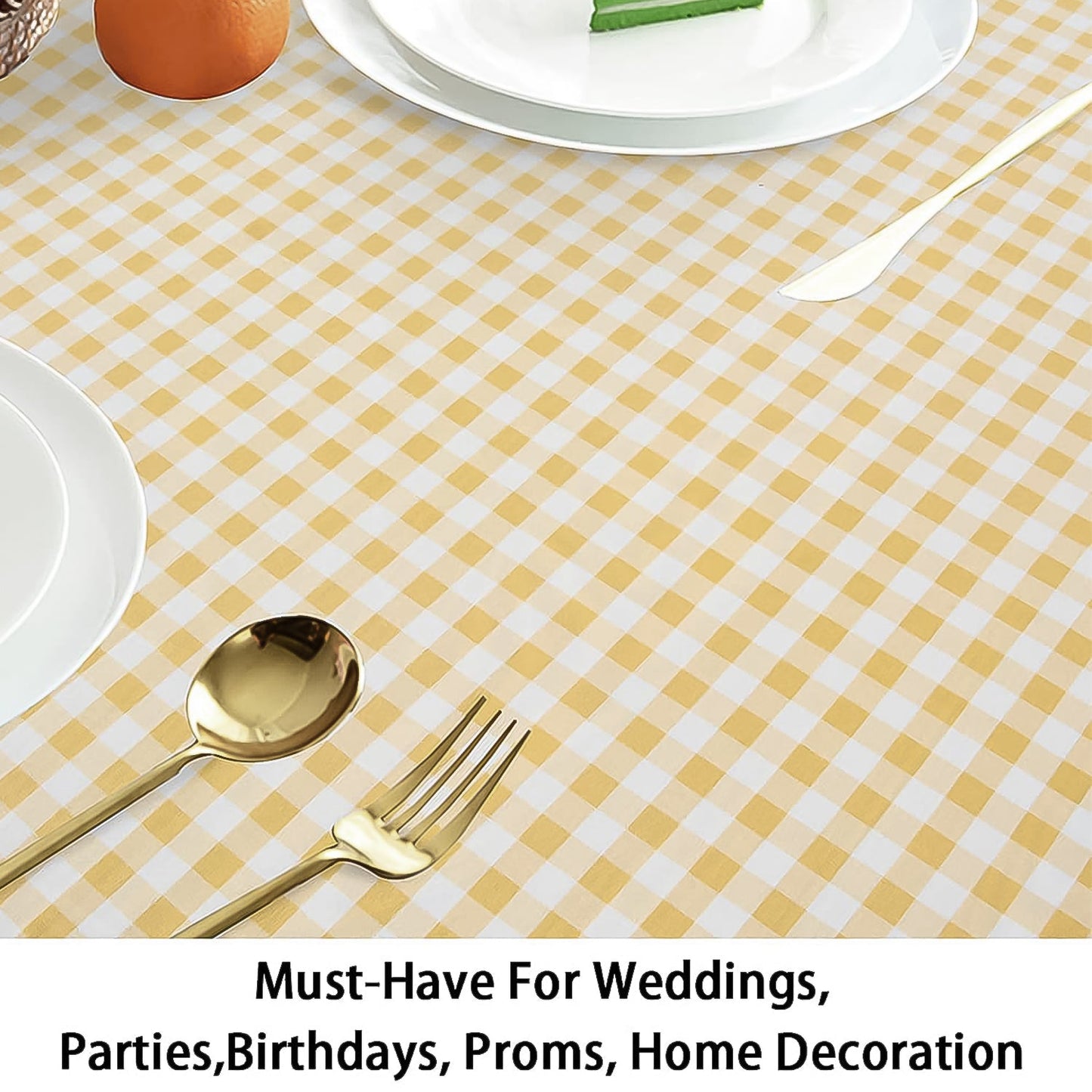 Reusable Table Cloth / Cover for Dining Picnic (160×160 Cm / 1 Pc)