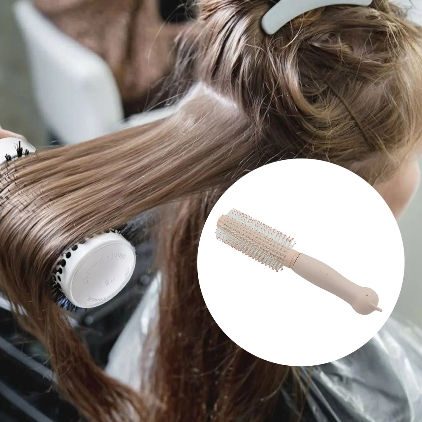 Massage Comb, Air Cushion Massage Hair Brush Ergonomic Matt Disappointment for Straight Curly Hair Cushion Curly Hair Comb for All Hair Types, Home Salon DIY Hairdressing Tool (1 Pc)