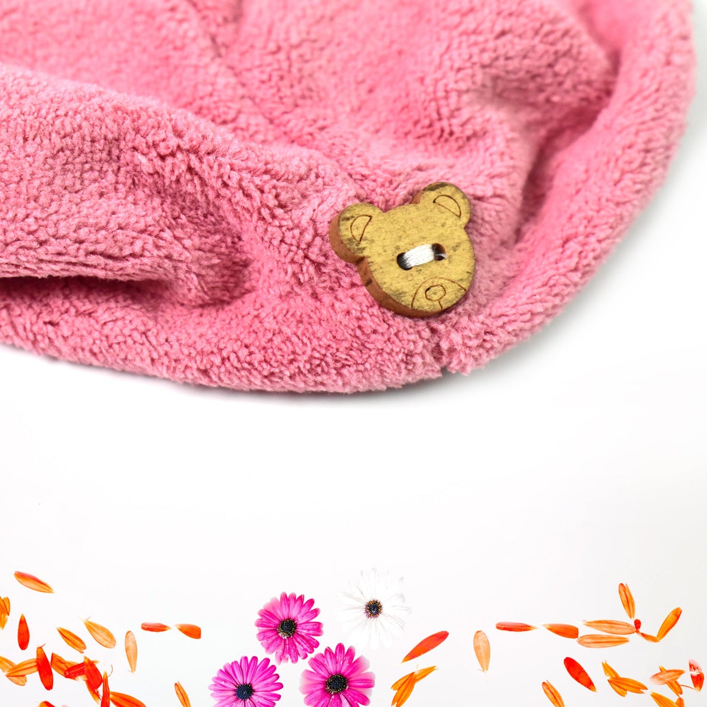 Microfiber Hair Wrap Towel Cap (1 Pc / 63x23 Cm / Mix Color)