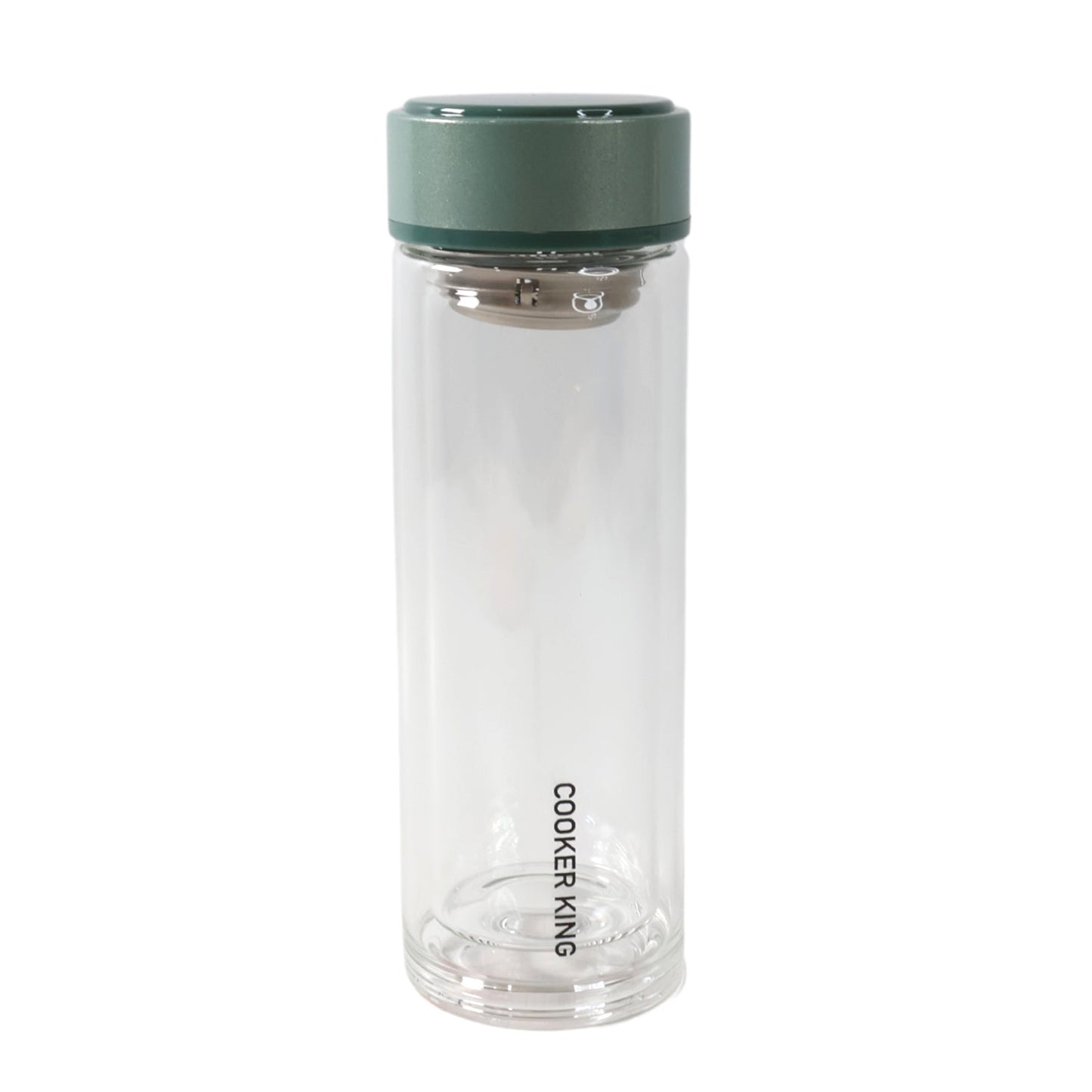 Double Wall Glass Infuser Tea Mug (280ml Approx / 1 Pc)
